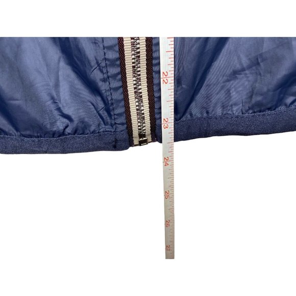 NWT Pac Sun L.A. Hearts full zip navy drawstring windbreaker/workout Lightweight - Picture 6 of 12